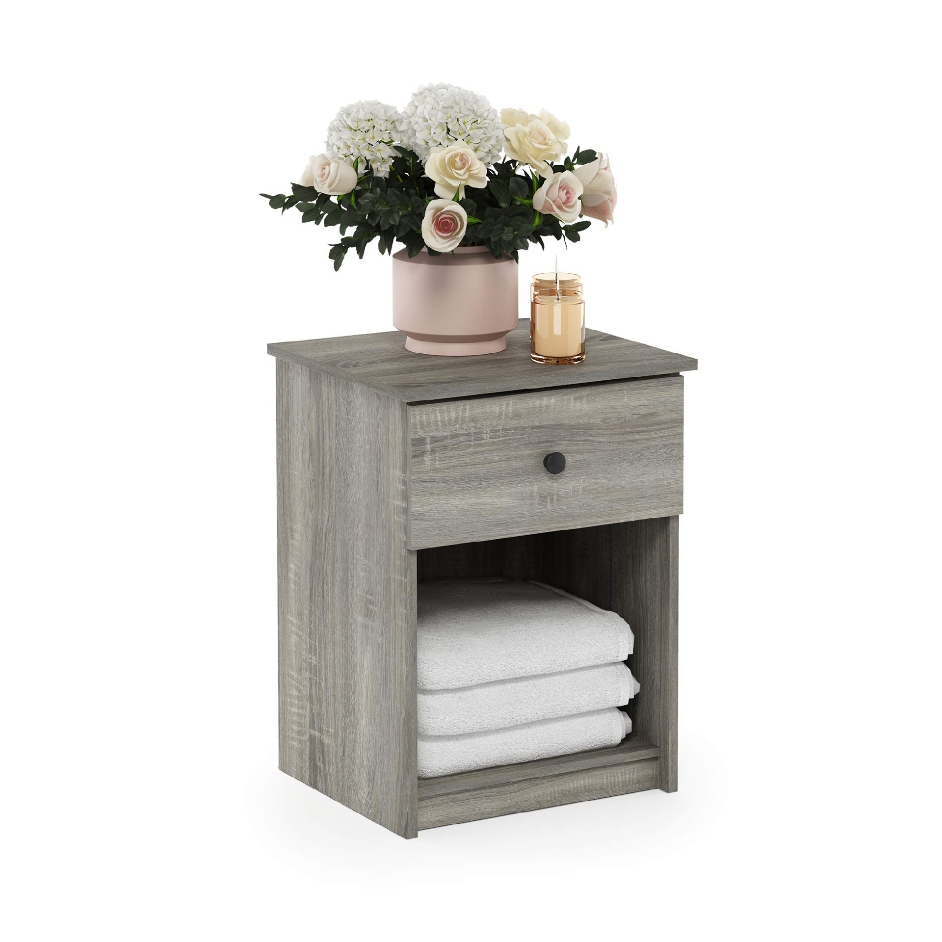 Nightstand, French Oak Grey